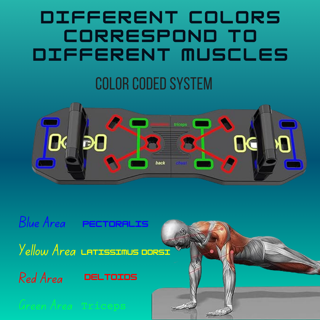 Hessovia NovaFit Multi-Core Push-Up Board