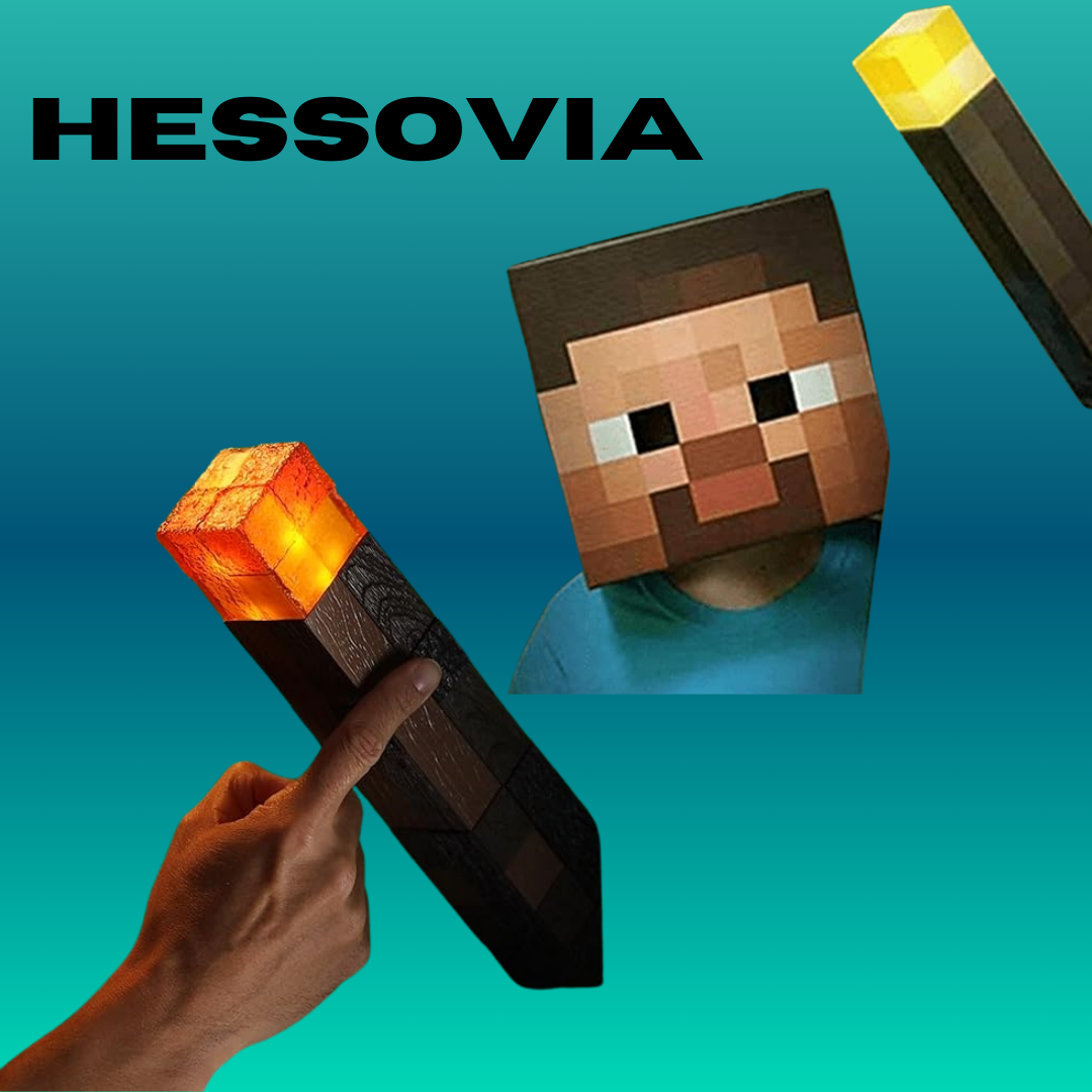 Hessovia Minecraft Torch Lamp