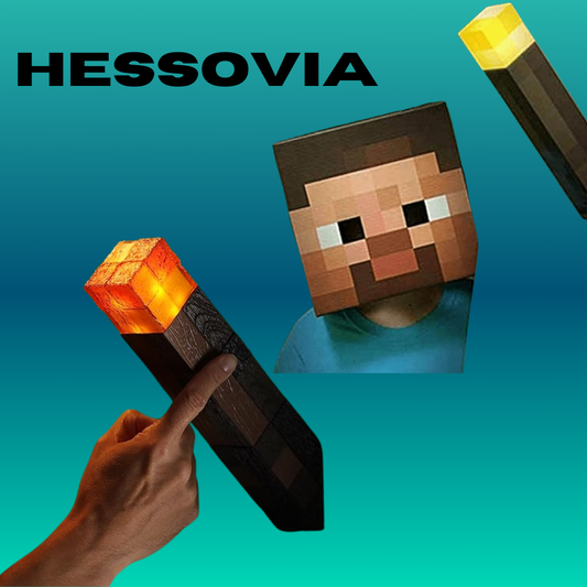 Hessovia Minecraft Torch Lamp