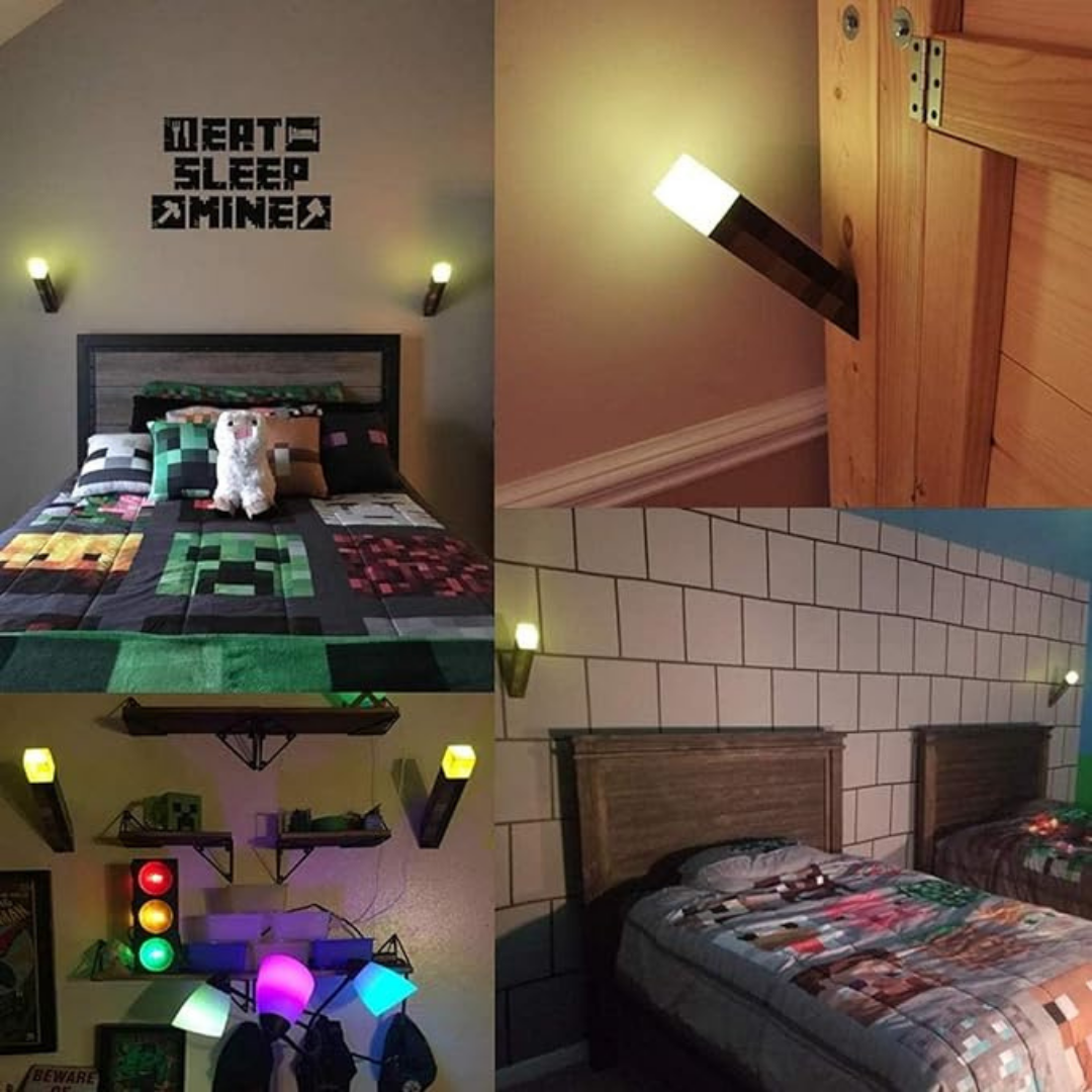 Hessovia Minecraft Torch Lamp