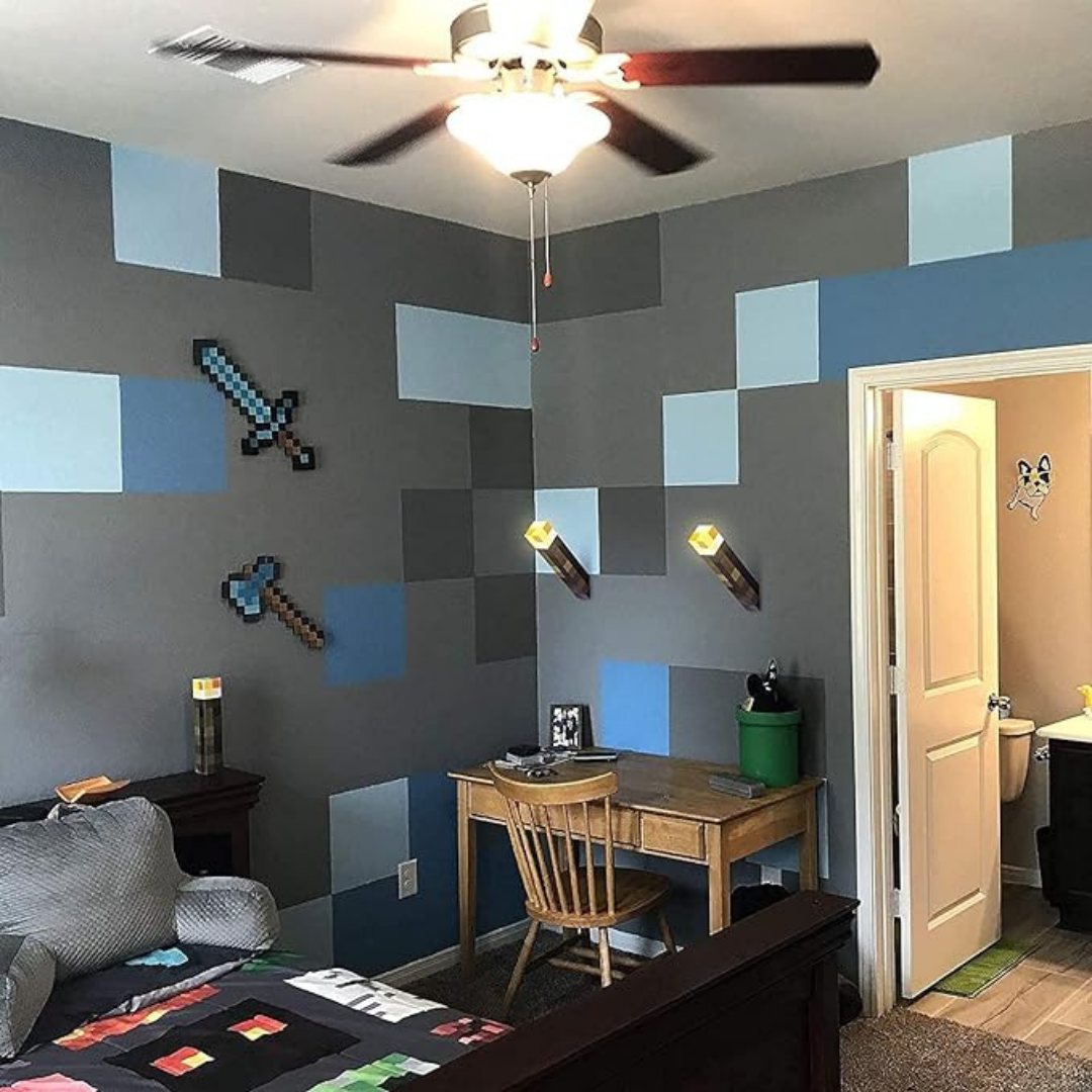Hessovia Minecraft Torch Lamp